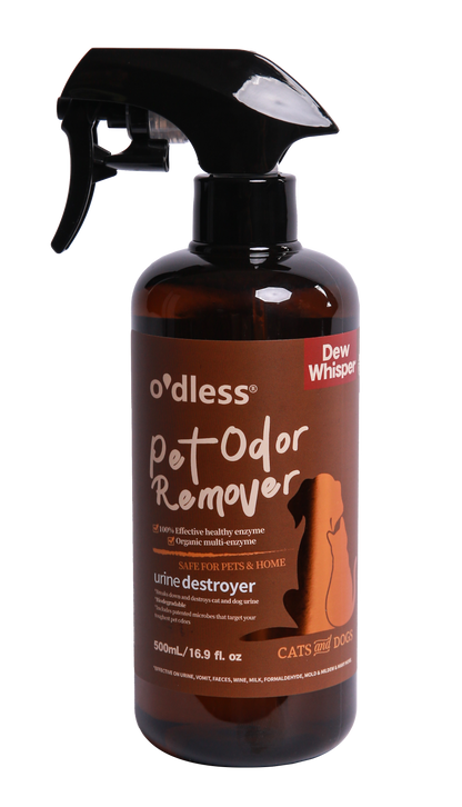 O'dless 寵物消臭噴劑（晨息） 500mL 原廠英文標籤商品照