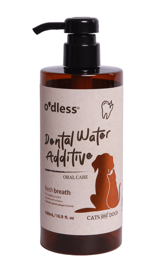 O'dless 寵物潔齒水 500mL 原廠英文標籤商品照