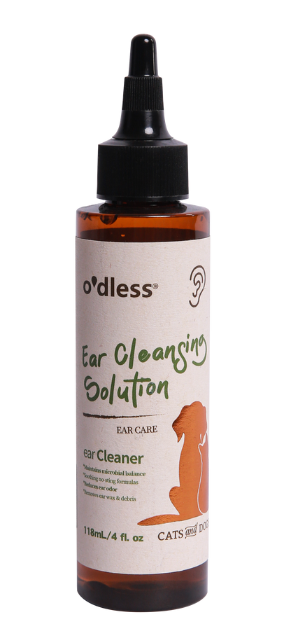 O'dless 寵物潔耳液 118mL 原廠英文標籤商品照