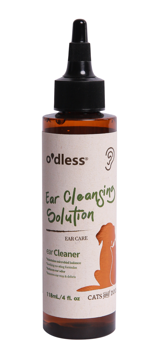 O'dless 寵物潔耳液 118mL 原廠英文標籤商品照