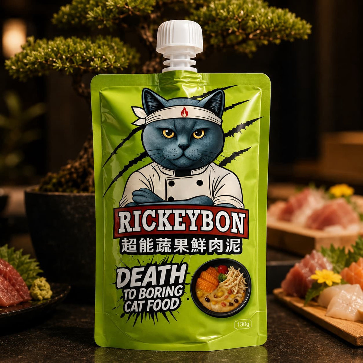 RICKEYBON 130g 鮮肉泥情境